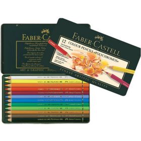 Faber Castell 421 Polychromos 12 Renk Profesyonel Kuru Boya Seti