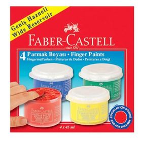 Faber-Castell 45 ml 4'lü Parmak Boyası