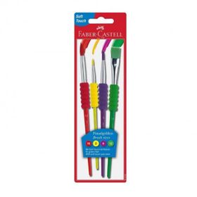 Faber Castell 4'lü Pastel Renkler Fırça Seti