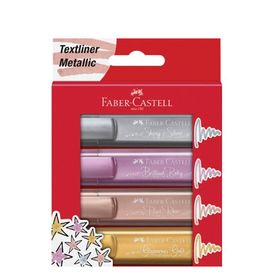 Faber Castell 4X 2021 46 Metalik Renk Fosforlu Kalem Seti