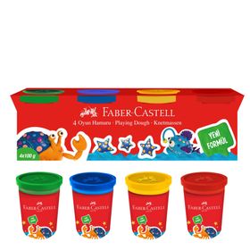 Faber-Castell 4x100 gr Oyun Hamuru