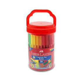 Faber Castell 50 Renk Eğlenceli Keçeli Kalem