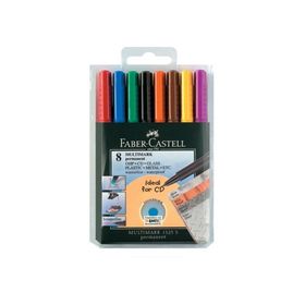 Faber-Castell 5017152309 S Uç Karışık 8'li Asetat Kalemi