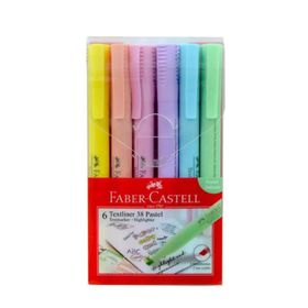 Faber Castell 5030158117 38 Pastel Karışık 6'lı Fosforlu Kalem