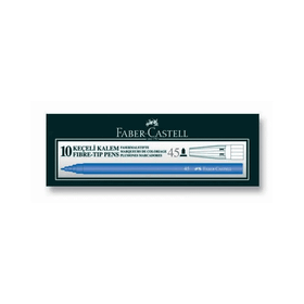 Faber-Castell 5061155001 10'lu Mavi Keçeli Kalem