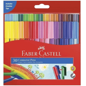 Faber-Castell 5068 112000 30 Renk Eğlenceli Keçeli Boya Kalemi