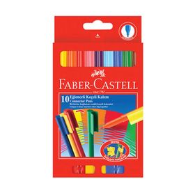 Faber Castell 5068111500 Eğlenceli 10 Renk Keçeli Kalem