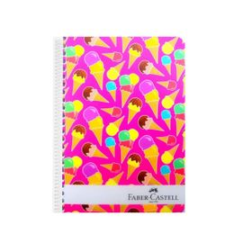 Faber Castell 5075000061 A6 100 Yaprak Çizgili Plastik Kapak Spiralli Defter