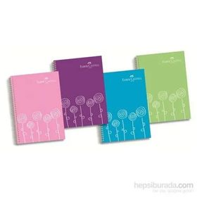 Faber-Castell 5075400171 160 Yaprak PP Kapak 4 Bölmeli Defter