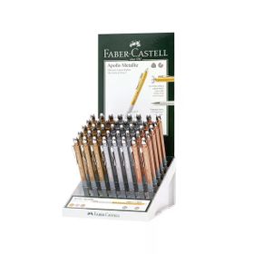 Faber Castell 5084232540000 Apollo 0.7 mm ve 0.5 mm Metalik 40'lı Versatil Kalem