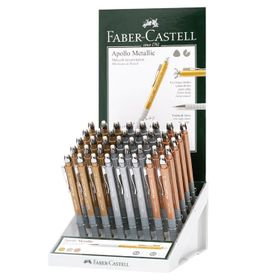 Faber Castell 5084232540000 Apollo 0.7 mm ve 0.5 mm Metalik 40'lı Versatil Kalem