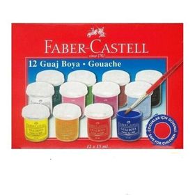 Faber Castell 5170160401 12 Renk 15 ml Guaj Boya
