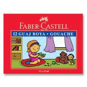 Faber Castell 5170160401 12 Renk 15 ml Guaj Boya