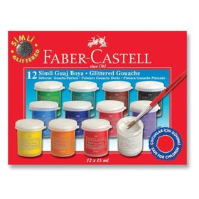 Faber-Castell 5170160404 12 Renk Simli Guaj Boya
