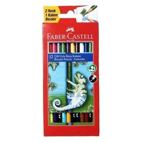 Faber Castell 5171000003 24'lü Renk Çift Uçlu Kuru Boya