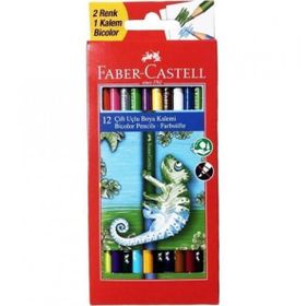 Faber Castell 5171000003 24'lü Renk Çift Uçlu Kuru Boya