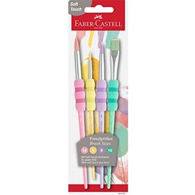 Faber Castell 5179481620000 Soft Touch Pastel 4'lü Fırça