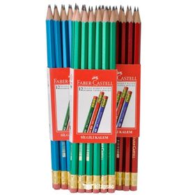 Faber Castell 5244212000 24'lü Köşeli Silgili Kurşun Kalem