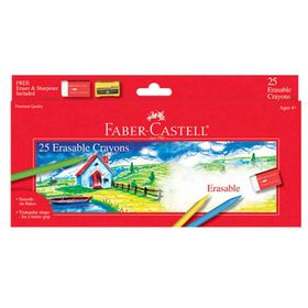 Faber-Castell 5281122725 25 Renk Silinebilir Mum Boya