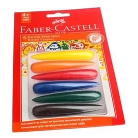 Faber-Castell 528240404 6'lı Parmak Mum Boya