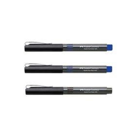 Faber Castell 5405 0.5 mm İğne Uçlu 2 Mavi 1 Siyah Roller Kalem