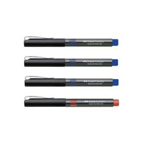 Faber Castell 5405 0.5 mm İğne Uçlu 3 Mavi ve 1 Kırmızı Roller Kalem