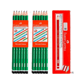 Faber-Castell 5504119221 Kurşun Kalem + Kırmızı Kopya Kalemi