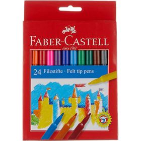 Faber-Castell 554224 Unicolor 24'lü Keçeli Kalem