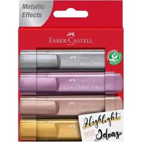 Faber Castell 5749999 4 Renk Metalik Fosforlu Kalem Seti