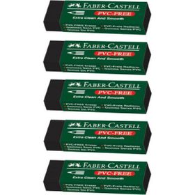 Faber Castell 5'li Siyah Büyük Boy Silgi