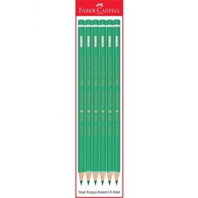 Faber Castell 6 Adet Yeşil Kopya Kalemi