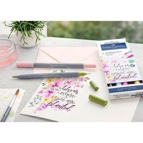 Faber Castell 6'lı Goldfaber Aqua Çift Uçlu Sanatsal Markör