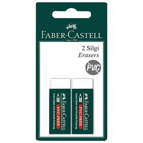 Faber Castell 7085/20 Büyük Boy 2'li Paket Beyaz Silgi