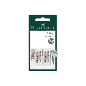 Faber Castell 7086 2 li Beyaz Silgi