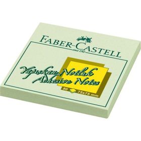 Faber-Castell 75x75 mm Harmony 80 Yaprak Yeşil Yapışkanlı Notluk