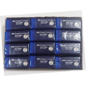 Faber Castell 8 Adet Orta Boy Mavi Sınav Silgisi
