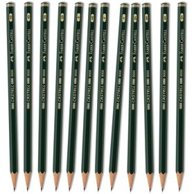 Faber Castell 9000 H 12'li Dereceli Kurşun Kalem