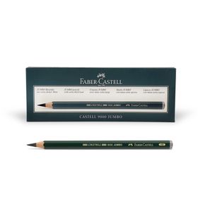 Faber Castell 9000 Seri Hb Dereceli Yeşil Renk Jumbo Kurşun Kalem