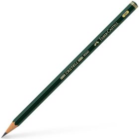 Faber-Castell 9000 Yeşil 2H Seri Dereceli Eskiz Çizim Kalemi