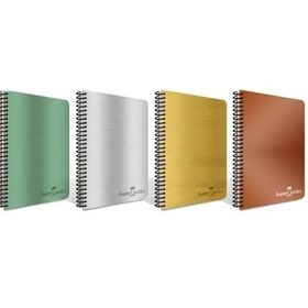 Faber Castell A4 120 Yaprak Çizgili Pp Kapak Metalik Defter