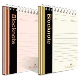 Faber Castell A4 80 Yaprak Çizgili Metalik Renk Bloknot Defter