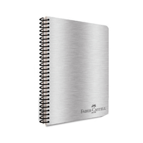 Faber Castell A4 80 Yaprak Kareli PP Kapak Metalik Spiralli Defter