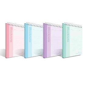 Faber Castell A4 Bloknot Pastel Renk 80 Yaprak Çizgili 4'lü
