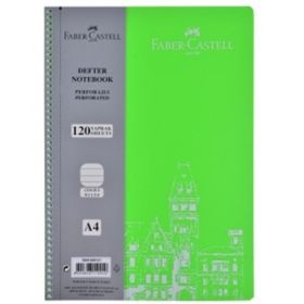 Faber-Castell A4 Spiralli 120 Yaprak Çizgili Defter