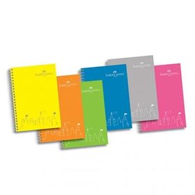 Faber-Castell A4 Spiralli 80 Yaprak Çizgili Defter
