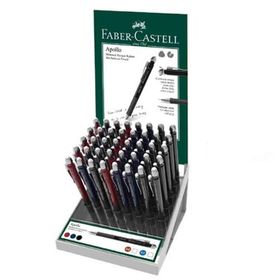 Faber-Castell Apollo 0.5-0.7 MM Klasik Renkler 40'lı Stand Versatil Kalem