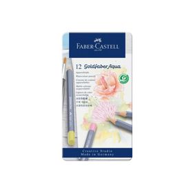Faber Castell Aqua Bk Goldfaber 12'li Pastel Metal Kutu