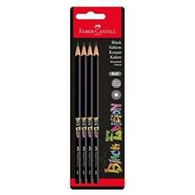 Faber Castell Blister Black Edition 4 Adet Kurşun Kalem