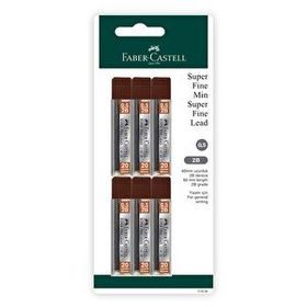Faber Castell Blister Süper Fine Min 0.5 60 mm 6x20'li Kalem Ucu