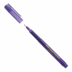 Faber Castell Broadpen 1554 0.8 mm Mor Kalın Uçlu Kalem